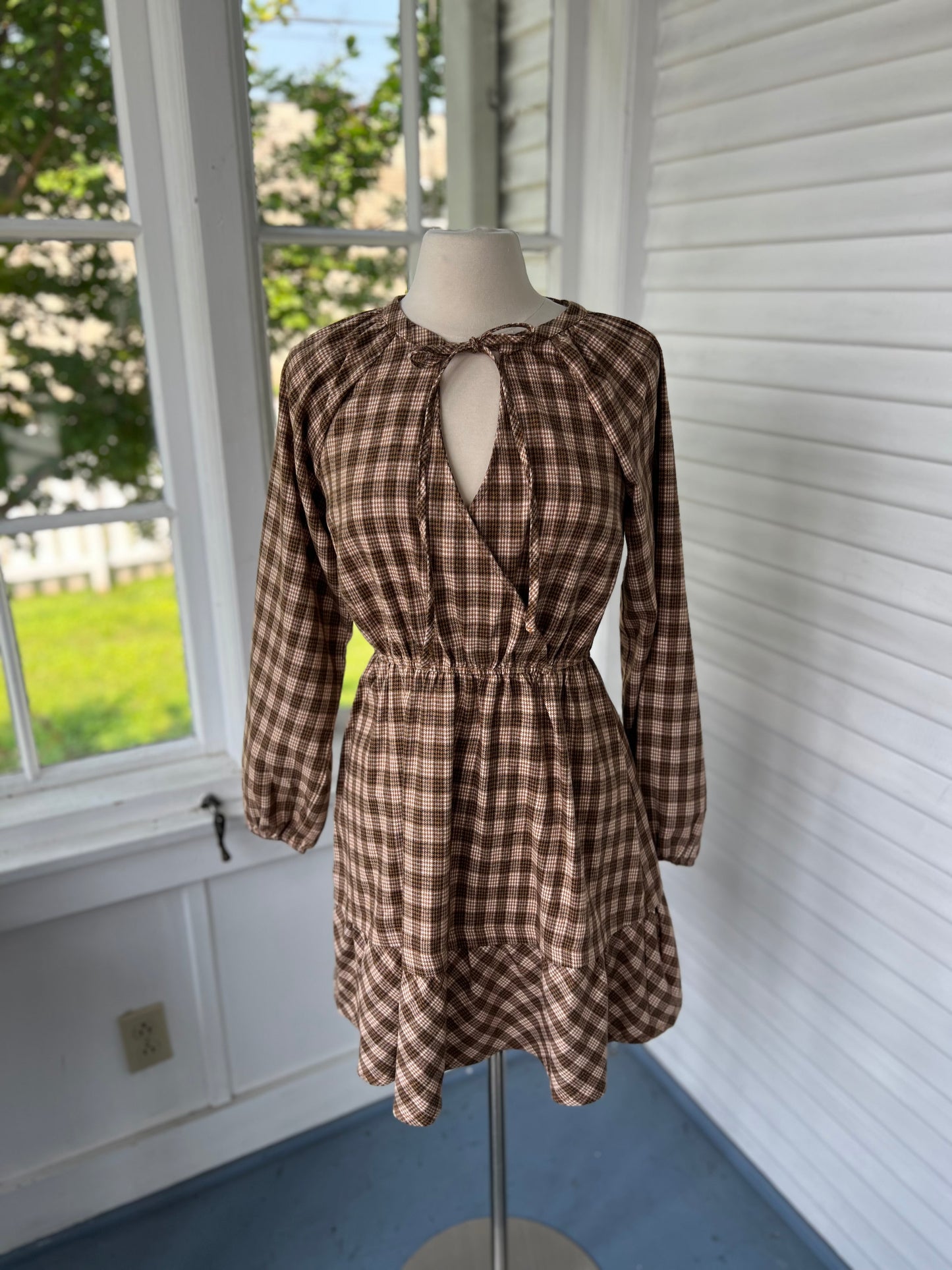 LS Flannel Dress