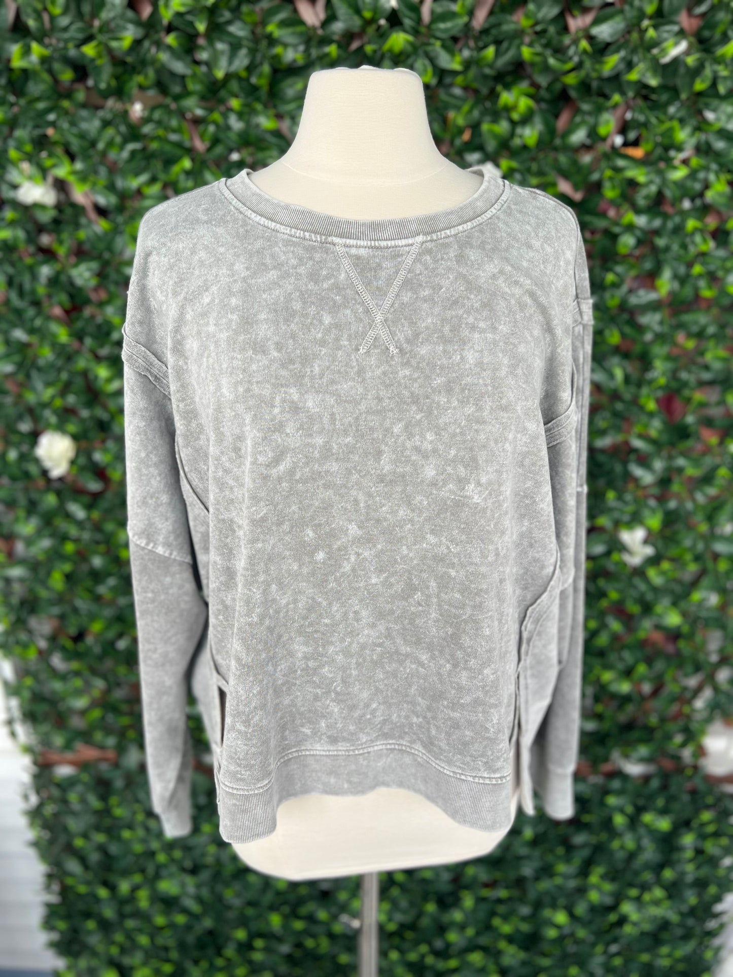 Mineral Wash Pullover
