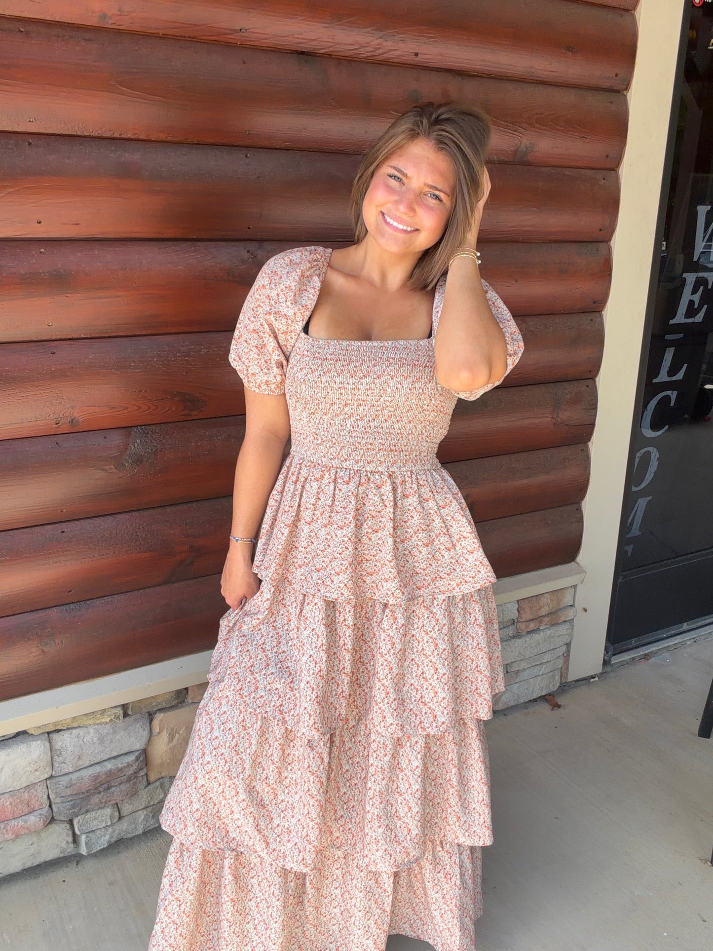 Everyday Romance Floral Smocked Maxi Dress