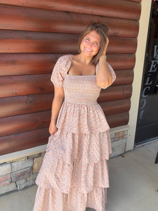 Everyday Romance Floral Smocked Maxi Dress