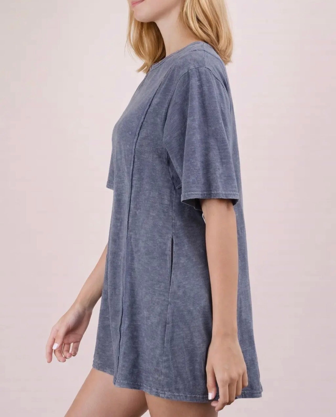Mineral Wash Flowy Romper