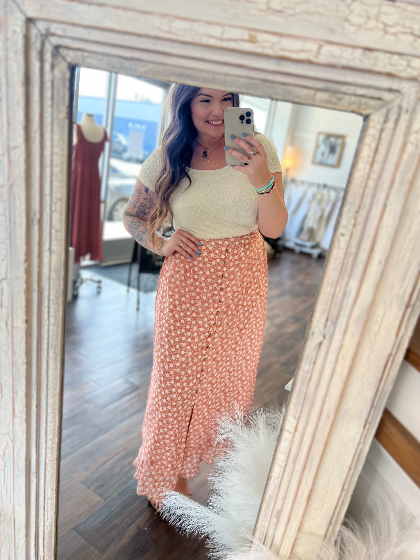 Floral Maxi Skirt