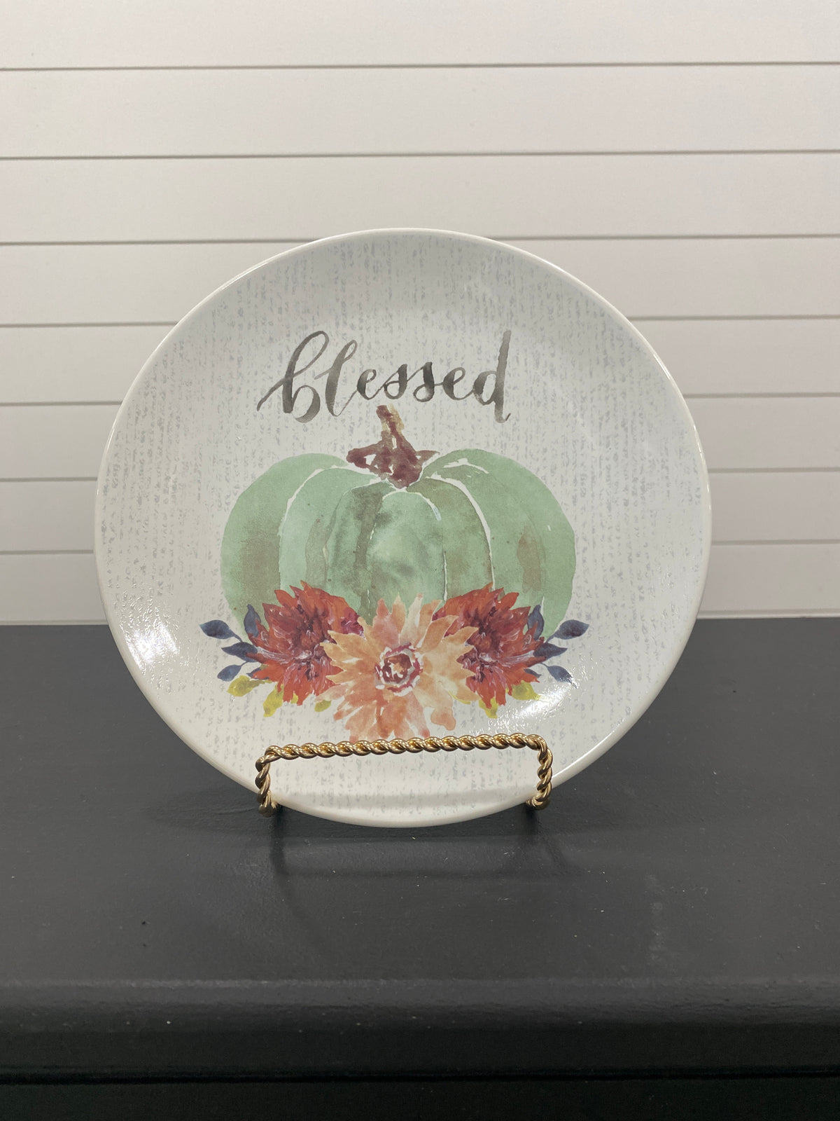 Blessed Pumpkin Plate