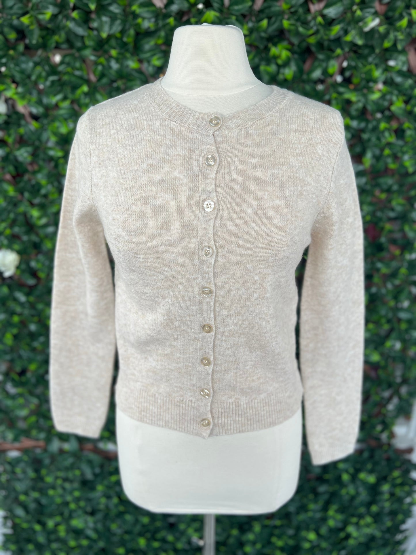 Oatmeal Melange Cardigan
