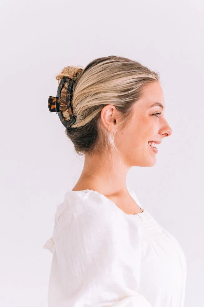 Open Tortoise Hair Clip