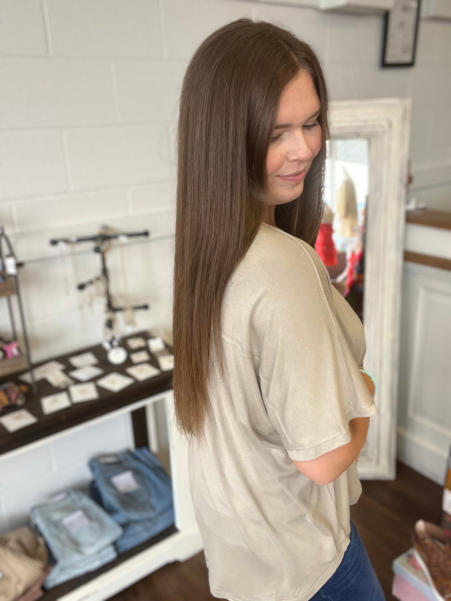 Oversized SS Dolman Top