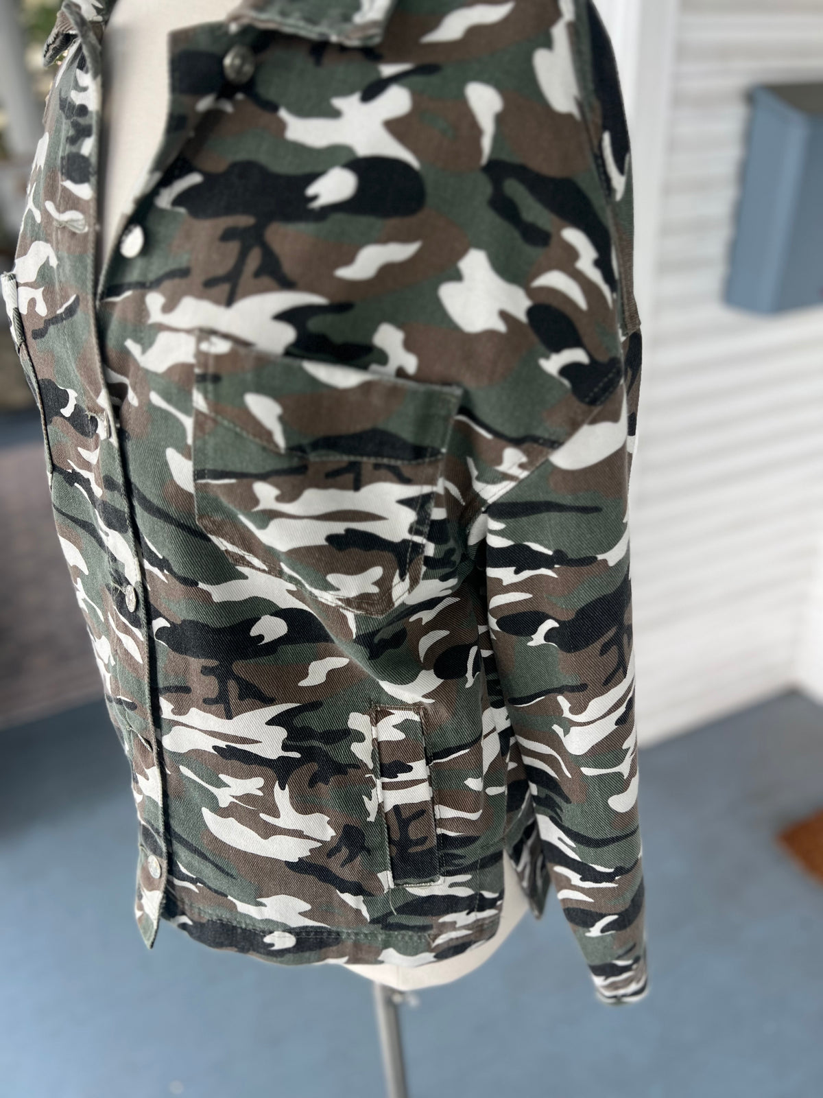 Denim Camo Jacket