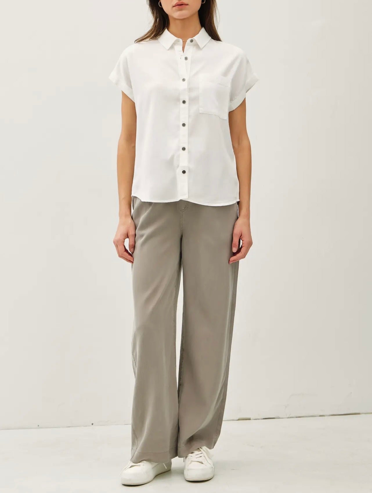 Tencel SS Button Down Shirt