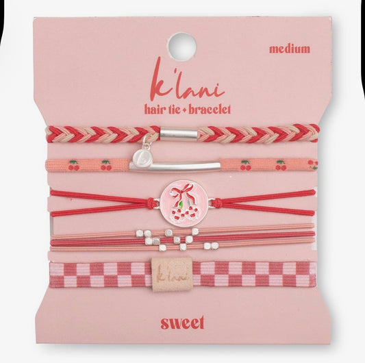 “Sweet” Hair Tie Bracelets