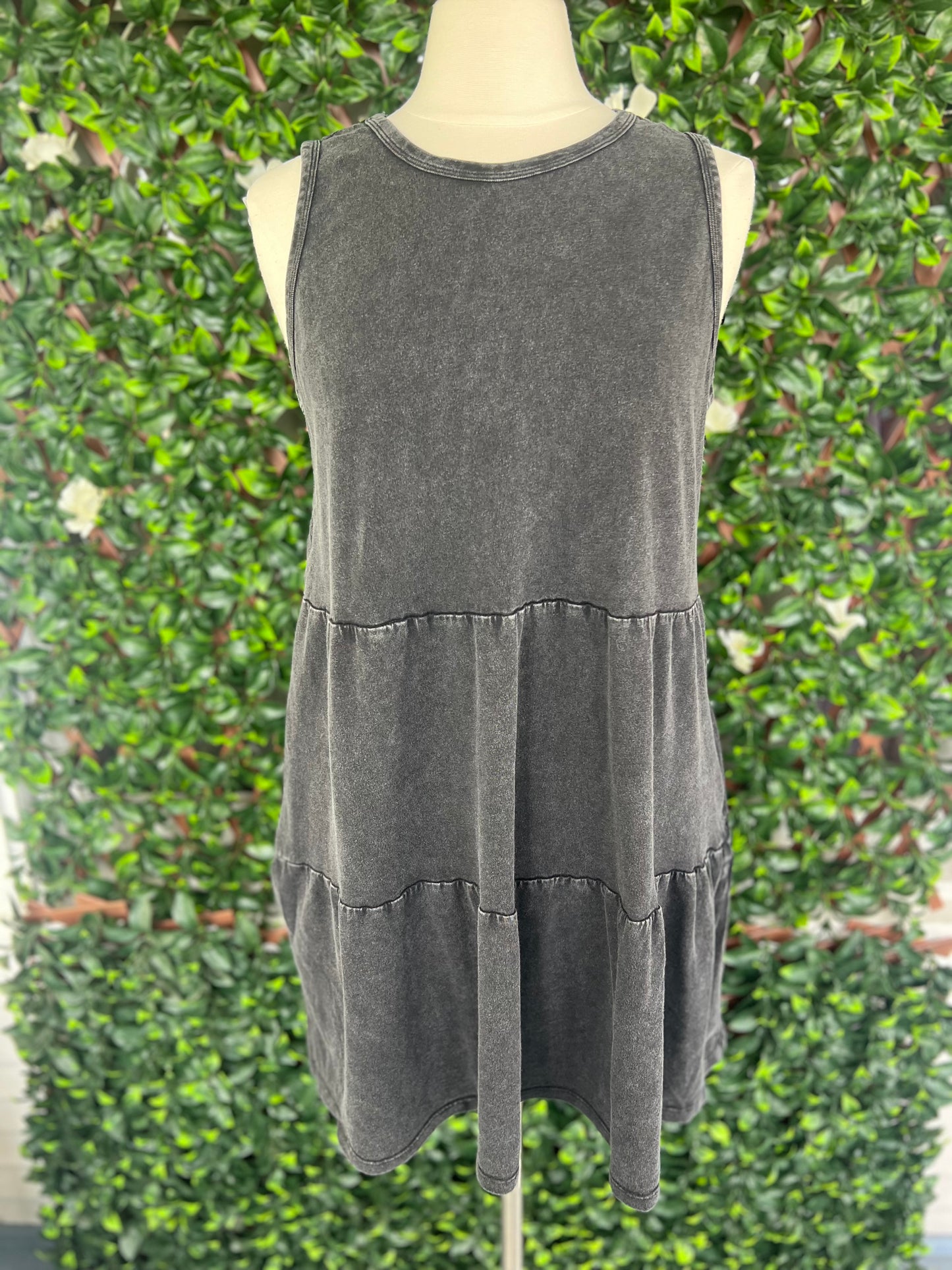 Sleeveless Tiered Dress