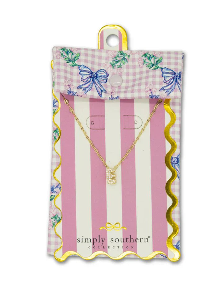 SS Initial Necklace