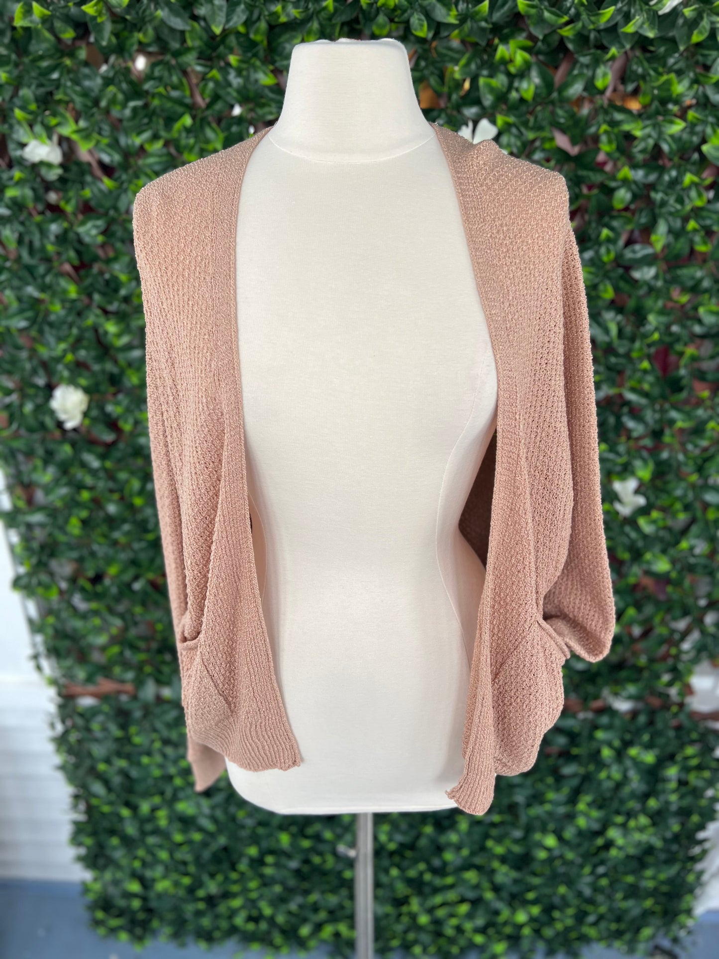 Mocha Pocket Cardigan