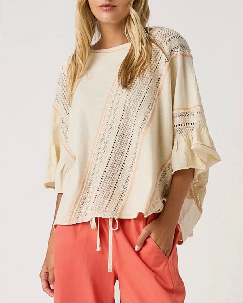 Crochet Seam Detail Top