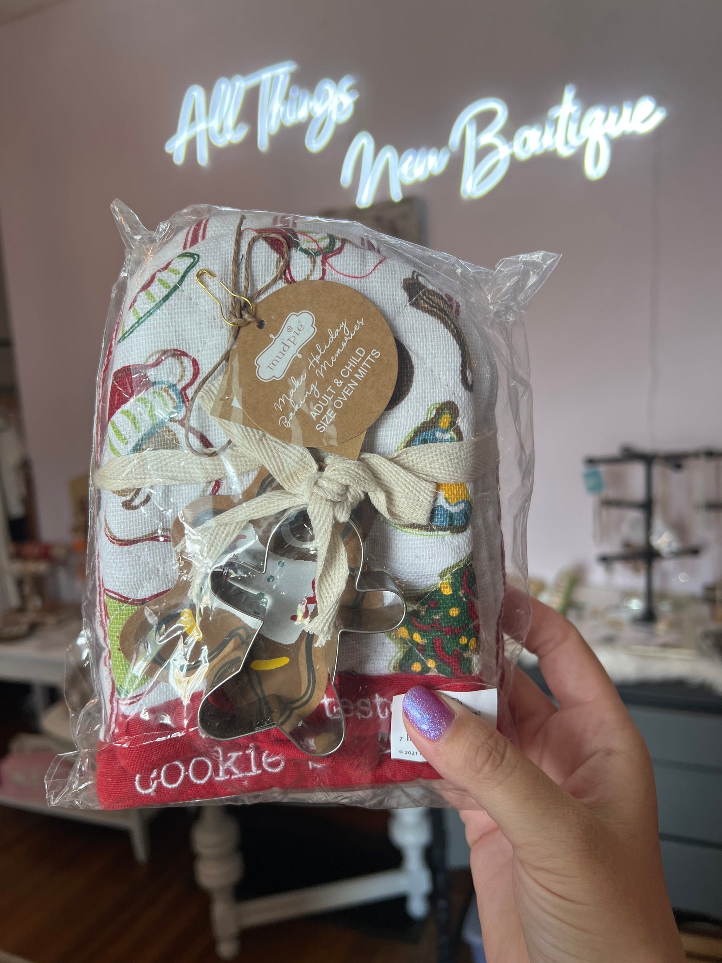 Christmas Oven Mitt Set