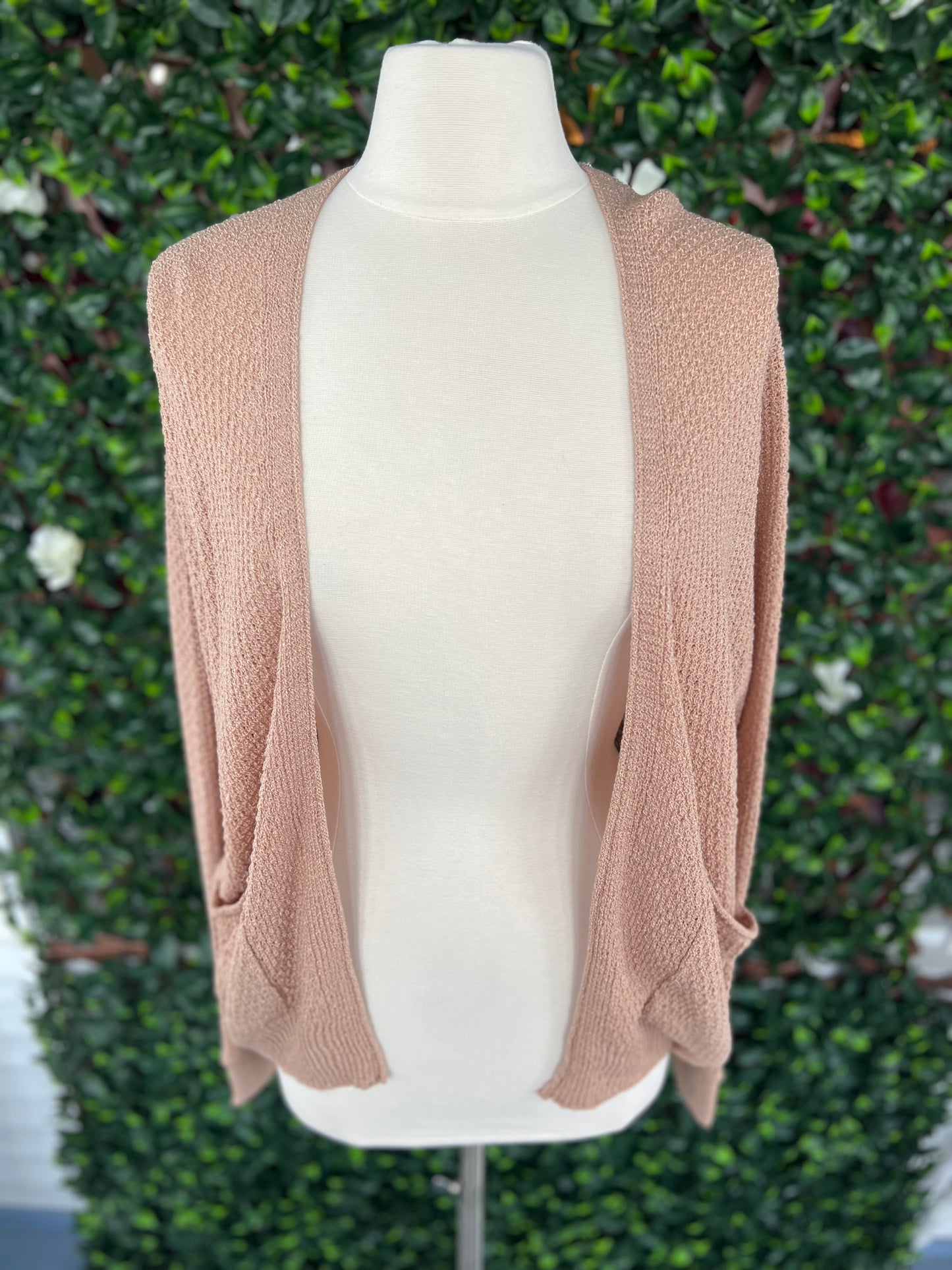 Mocha Pocket Cardigan