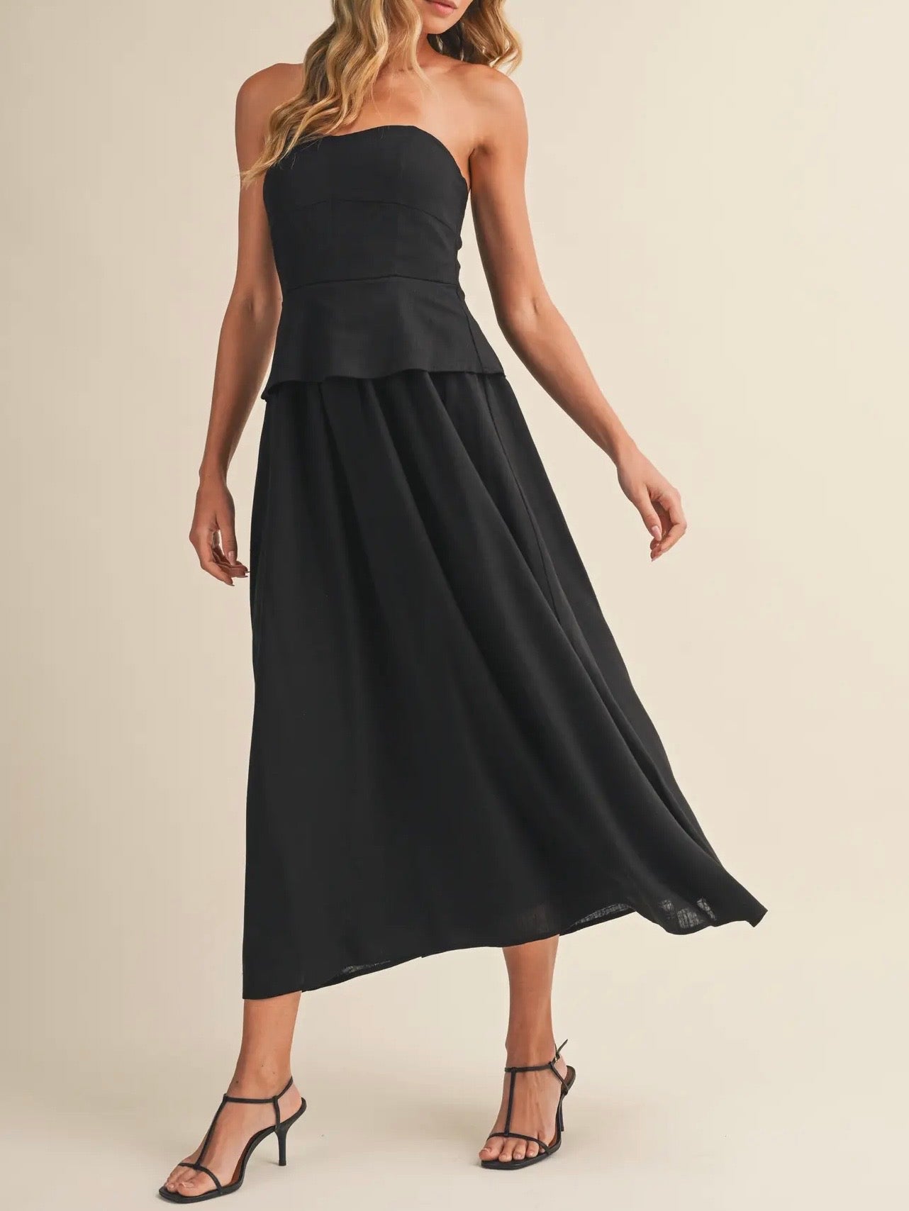 Tube Top Midi Dress
