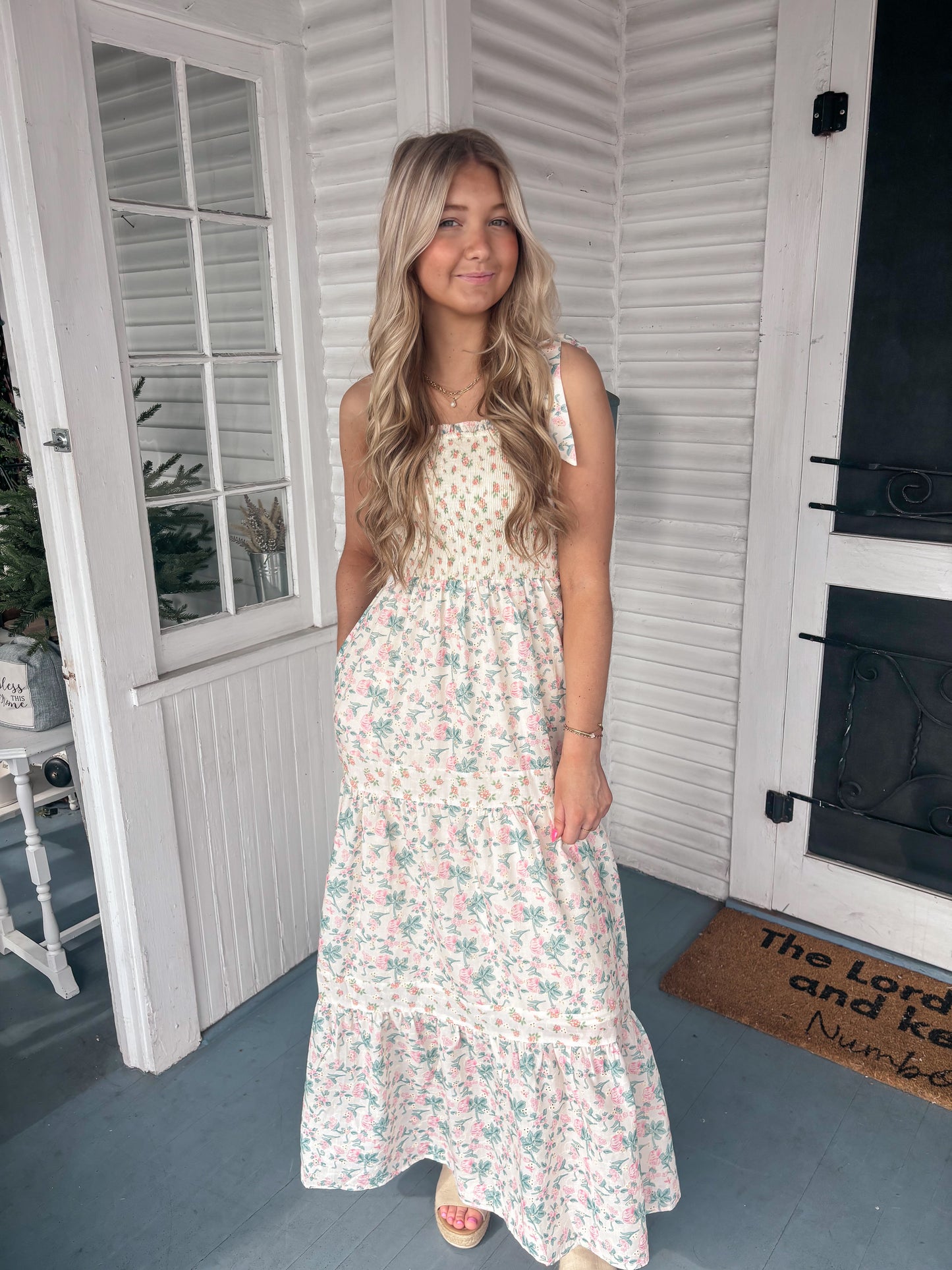 Floral Mix Maxi Dress
