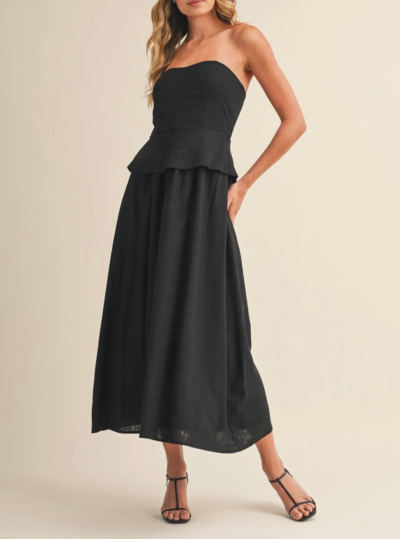 Tube Top Midi Dress