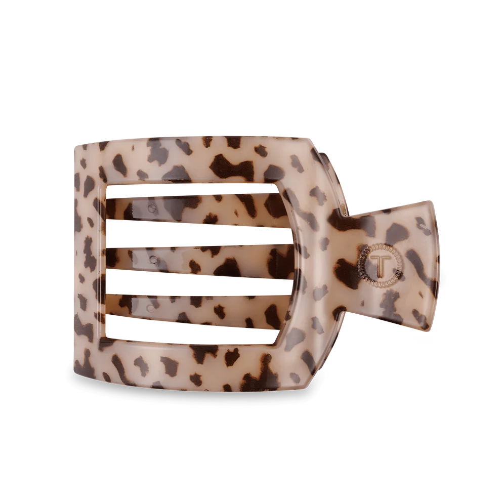 Blonde Tortoise Flat Square Hair Clip