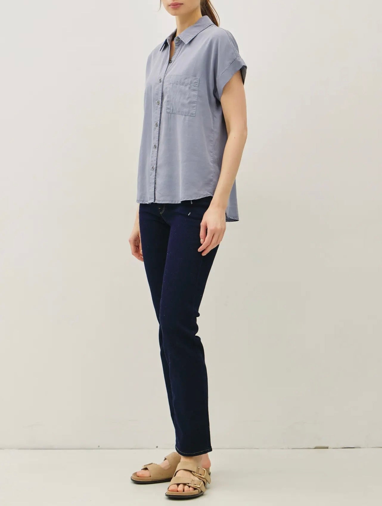 Tencel SS Button Down Shirt