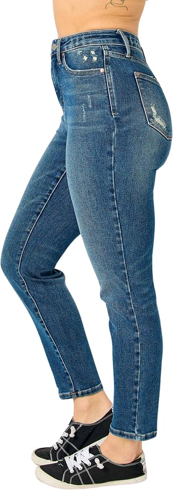 High Waist Tummy Control Slim Fit Jeans