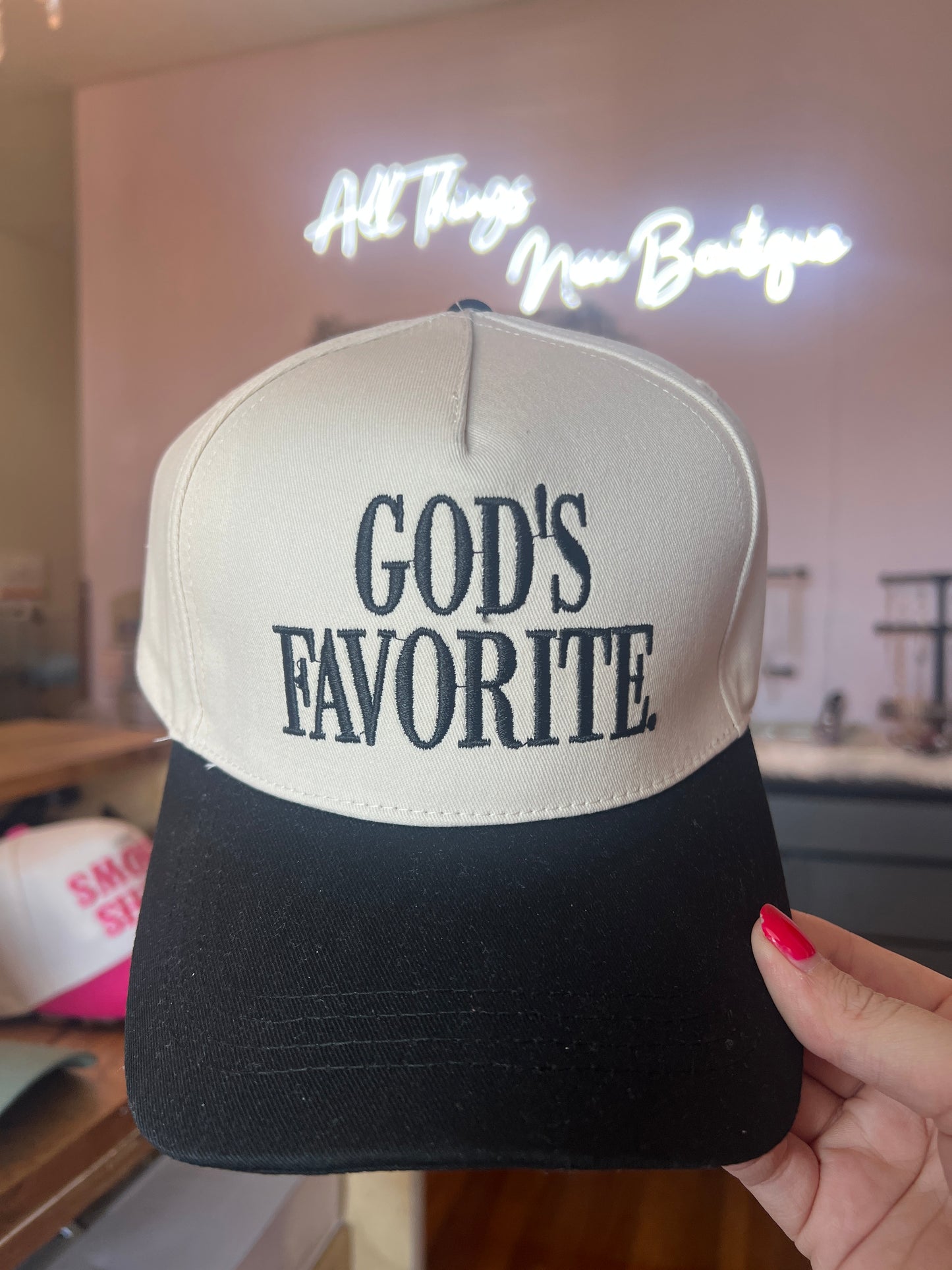 Trucker Hat — “God’s Favorite”
