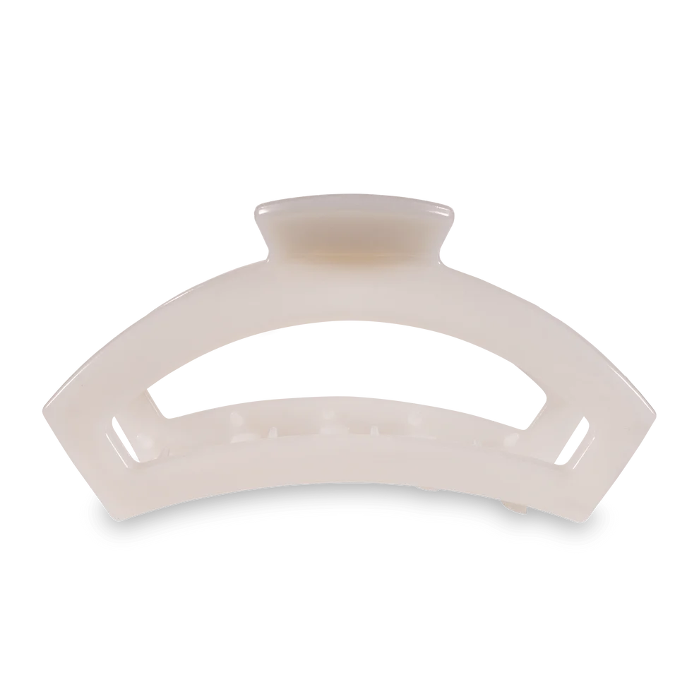 Open Coconut White Hair Clip