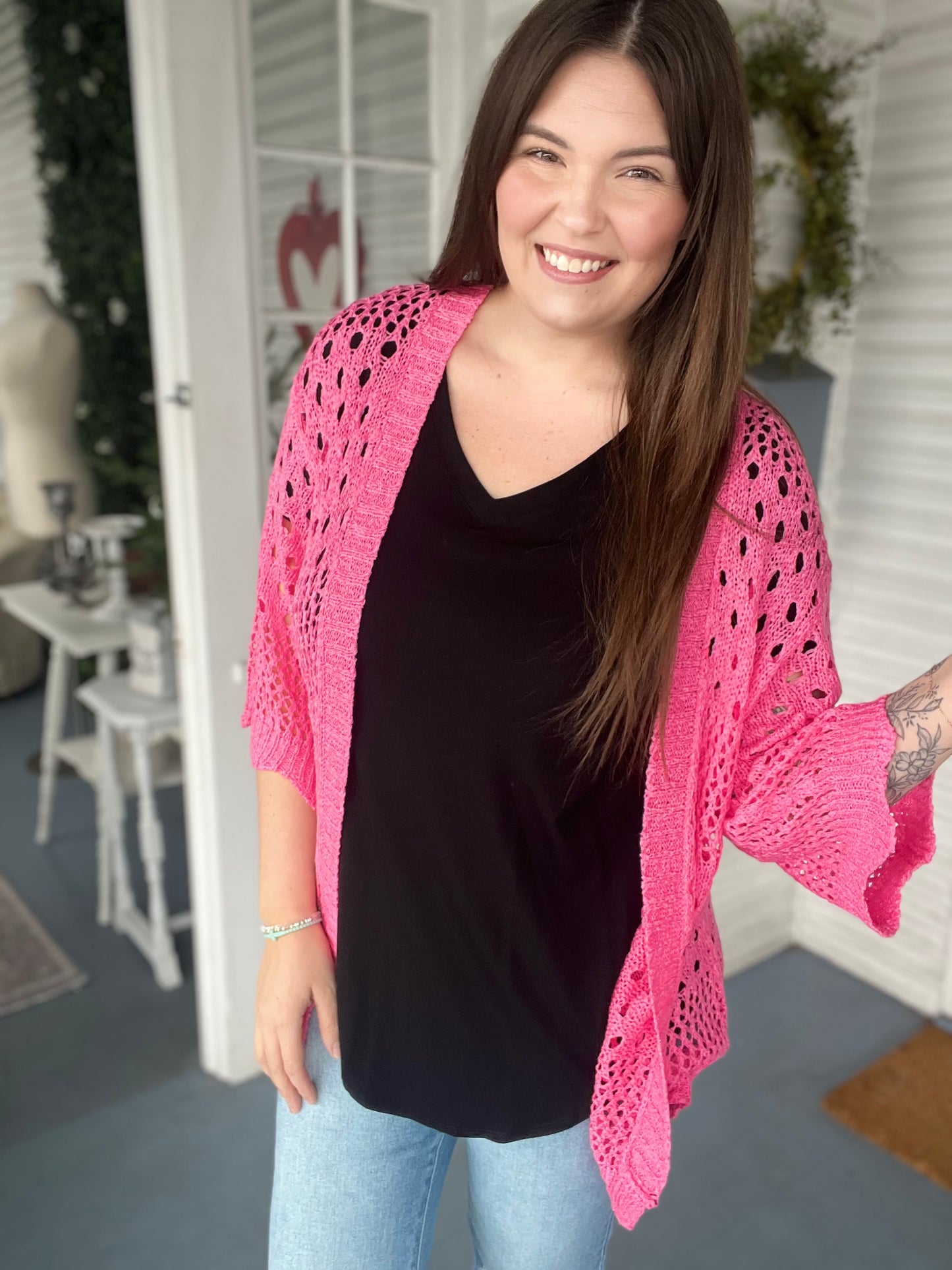 One Size Crochet Cardigan