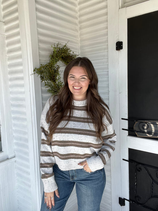 Confetti Striped Sweater