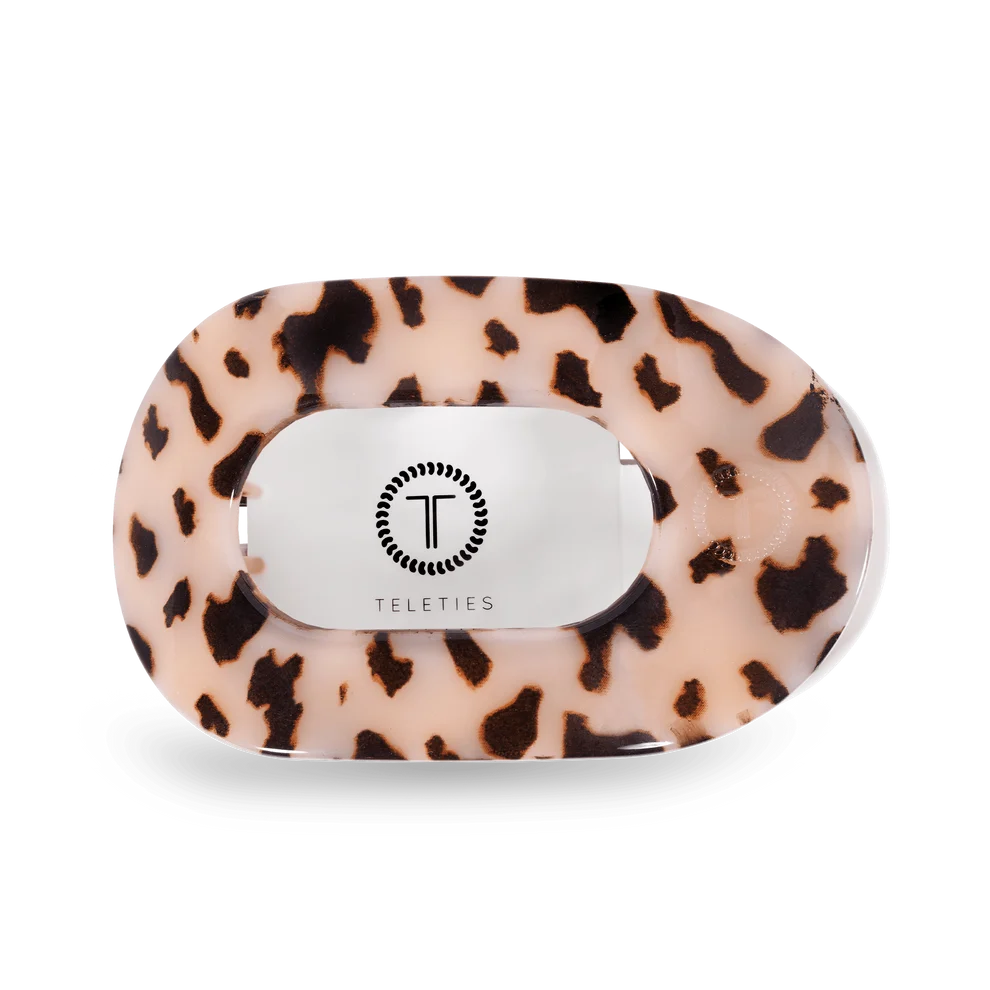 Blonde Tortoise Flat Round Hair Clip