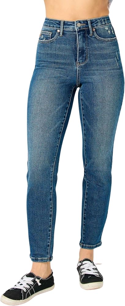 High Waist Tummy Control Slim Fit Jeans
