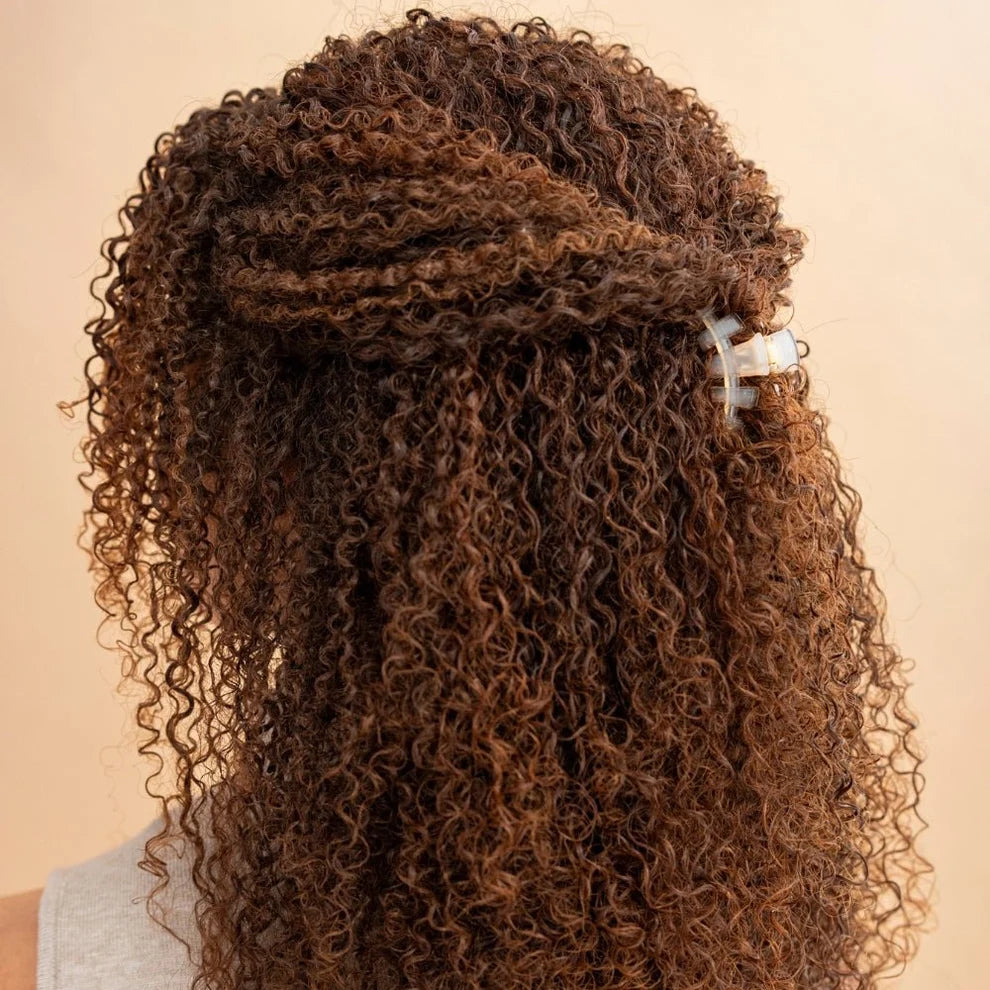 Classic Almond Beige Claw Clip