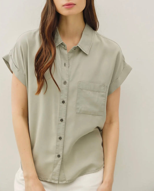 Tencel SS Button Down Shirt