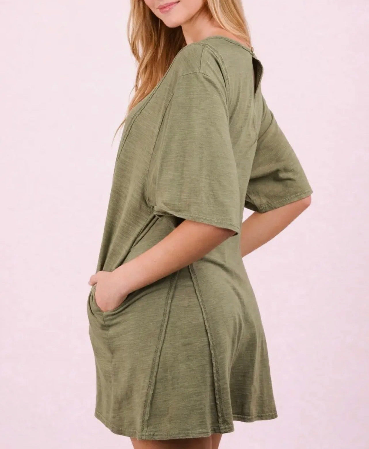 Mineral Wash Flowy Romper