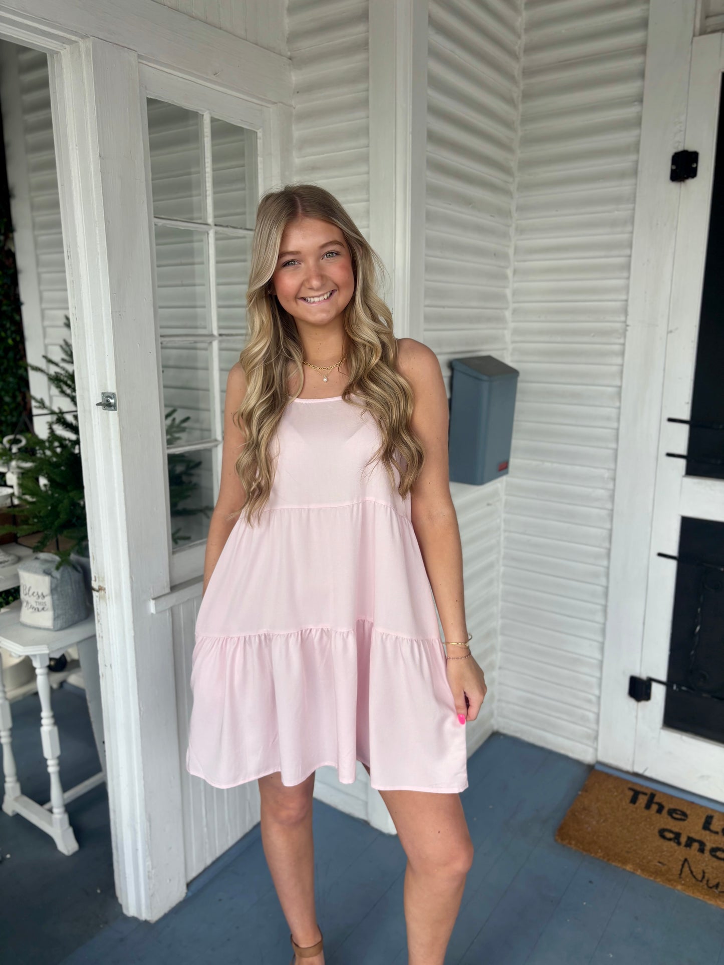 Spaghetti Strap Tiered Sundress