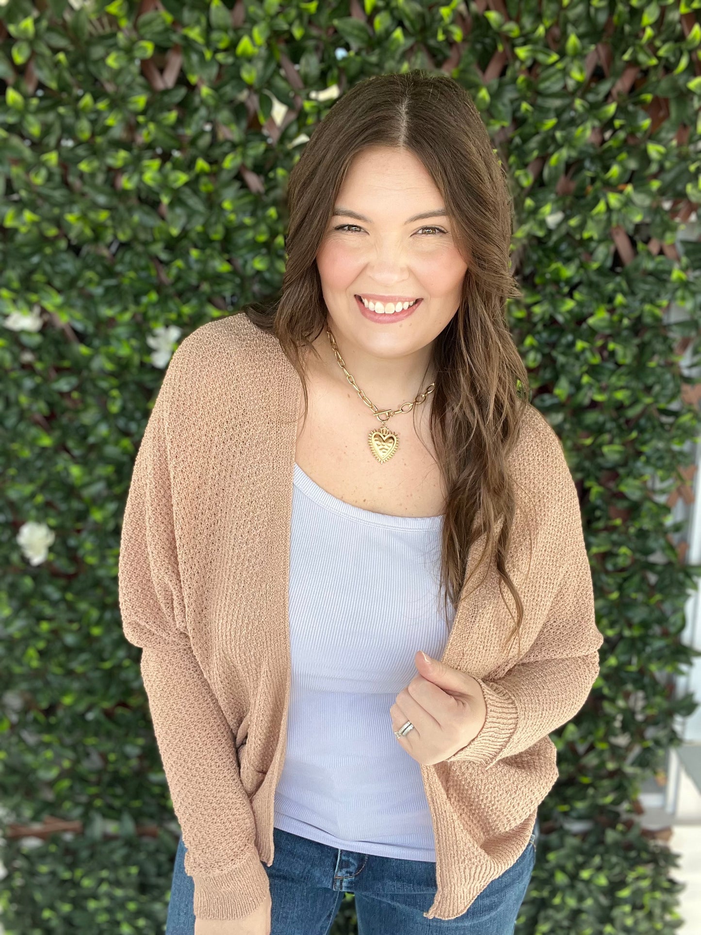 Mocha Pocket Cardigan