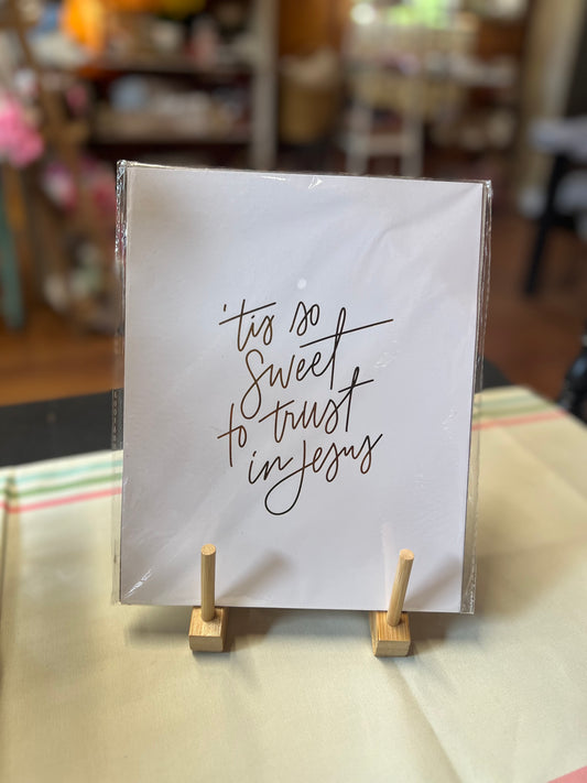 ‘Tis So Sweet to Trust in Jesus