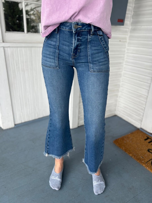 Mid Rise Cropped Flare