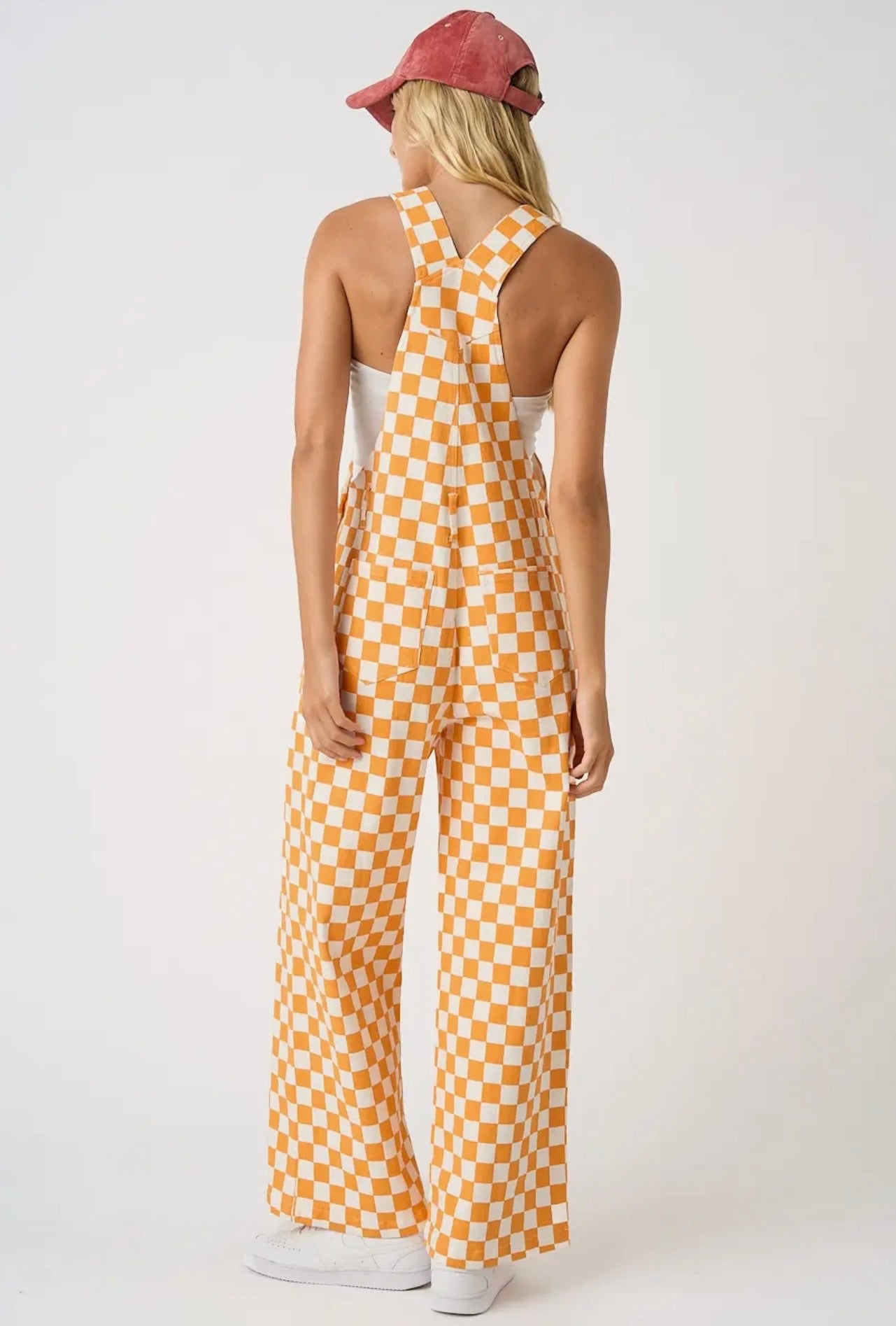 Checkerboard Pant Overalls