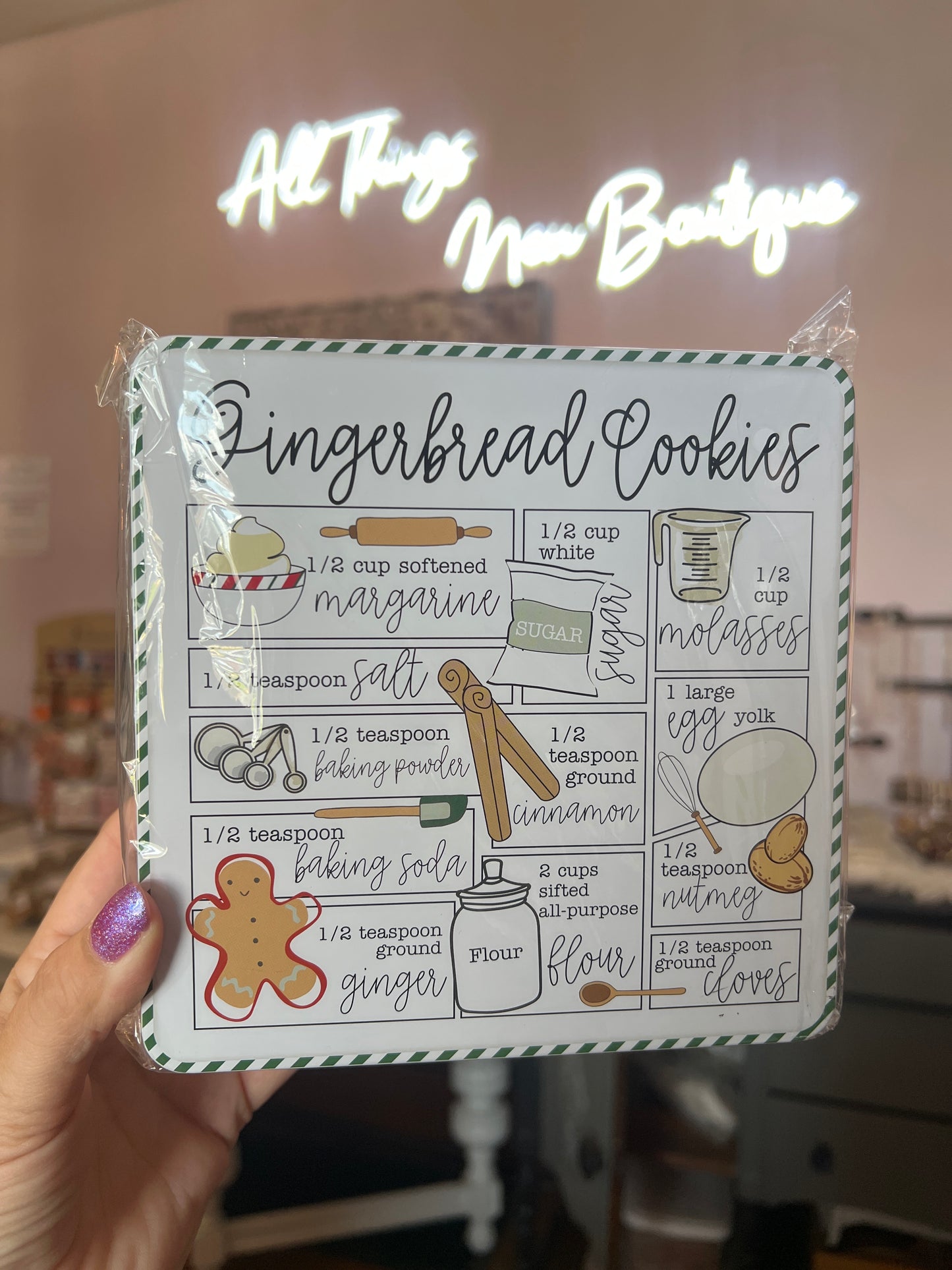Gingerbread Tin Baking Set