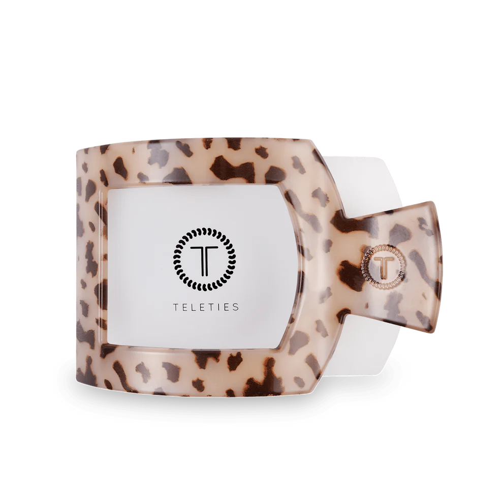 Blonde Tortoise Flat Square Hair Clip