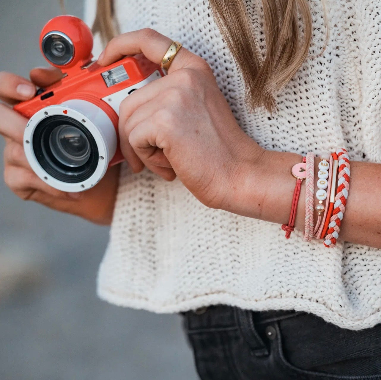 “Love” Hair Tie Bracelets