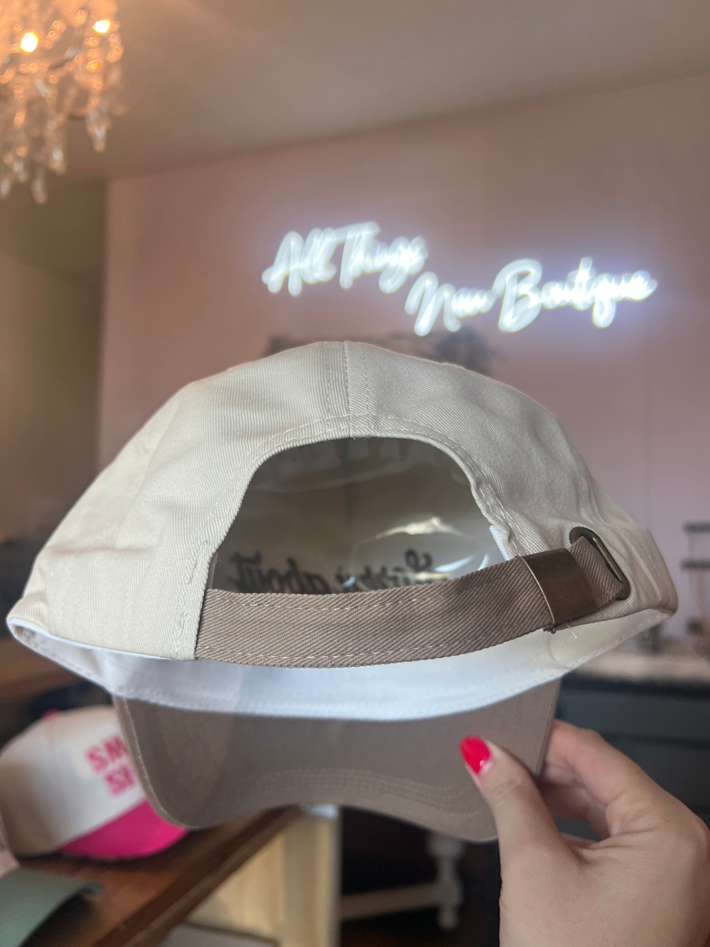 Trucker Hat — “sorry about my husband”