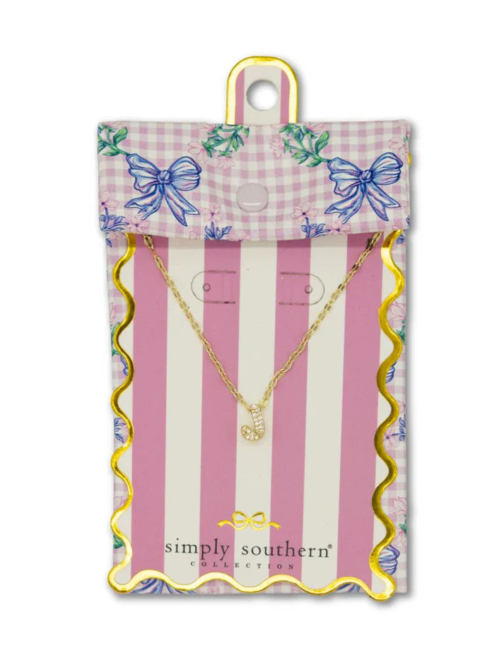 SS Initial Necklace