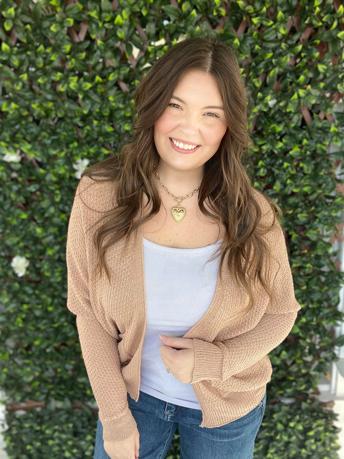 Mocha Pocket Cardigan