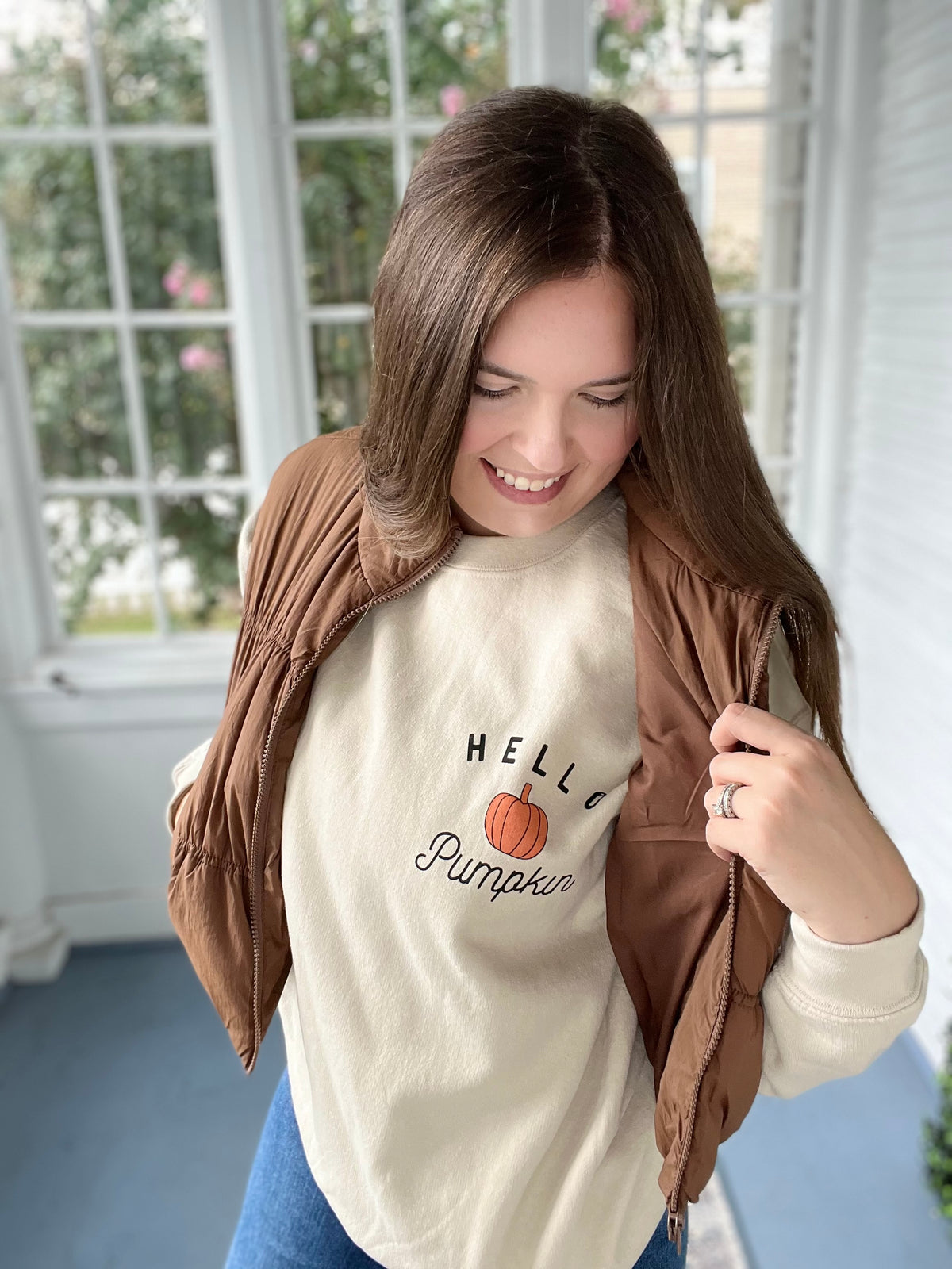 Hello Pumpkin Crewneck
