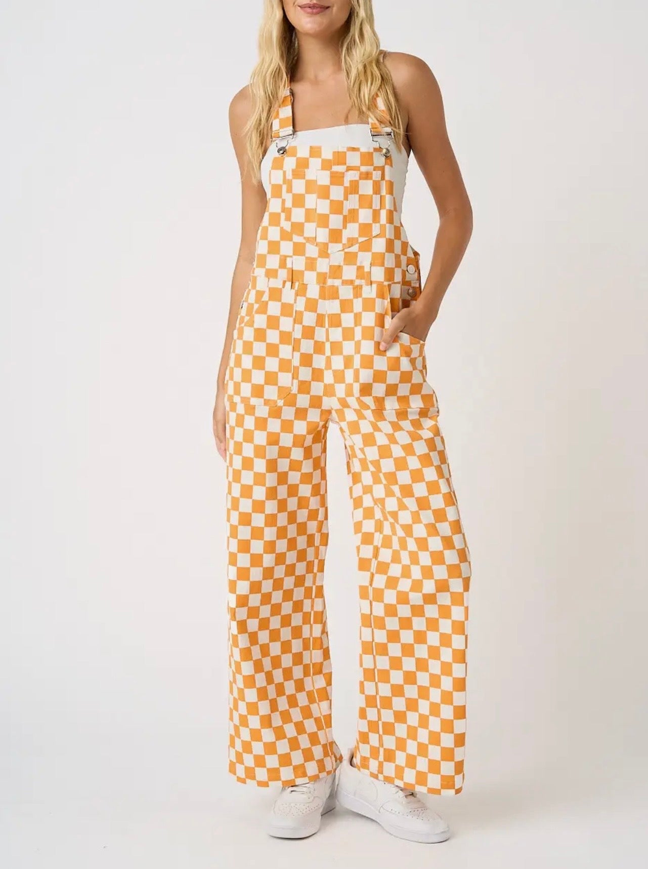 Checkerboard Pant Overalls