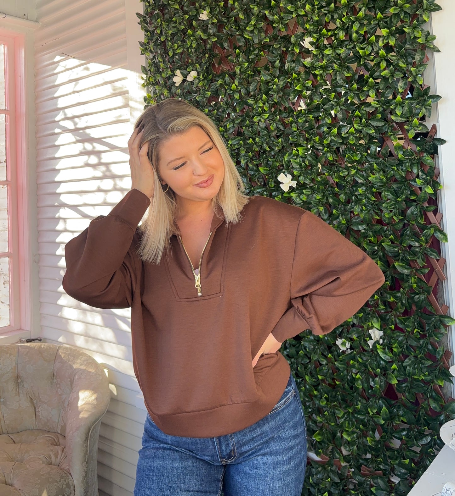 Scuba Quarter Zip Pullover