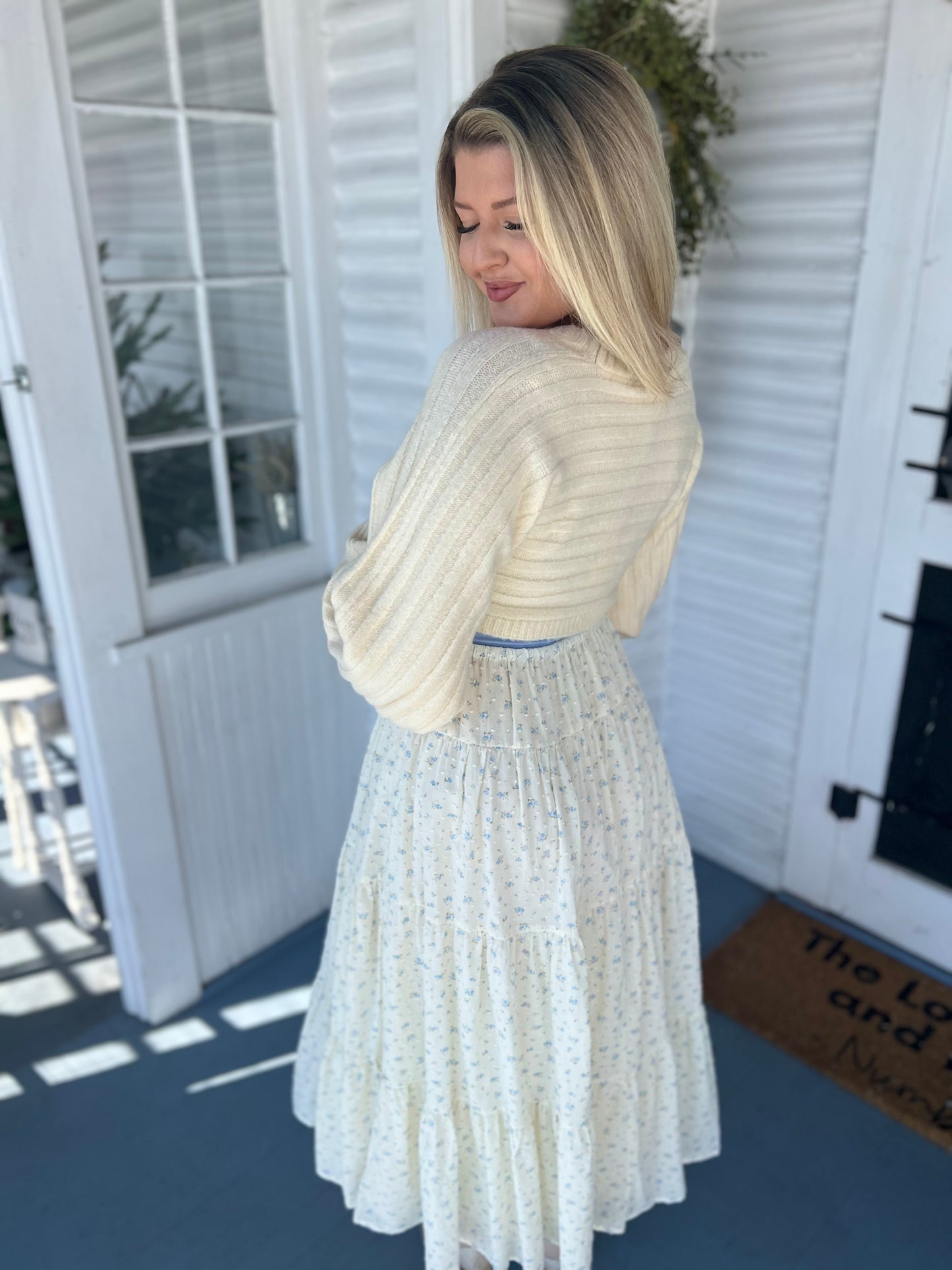 Cream Shrug Cardigan