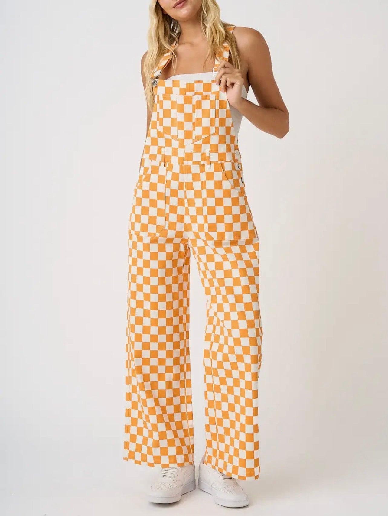 Checkerboard Pant Overalls